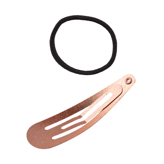 Украшение для волос, набор 19 шт, заколка-хлопушка, резинка, КОКОС, 218125