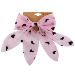 Украшение для волос Зажим, Бант, 13*20 см, сиреневый, КОКОС, 218138