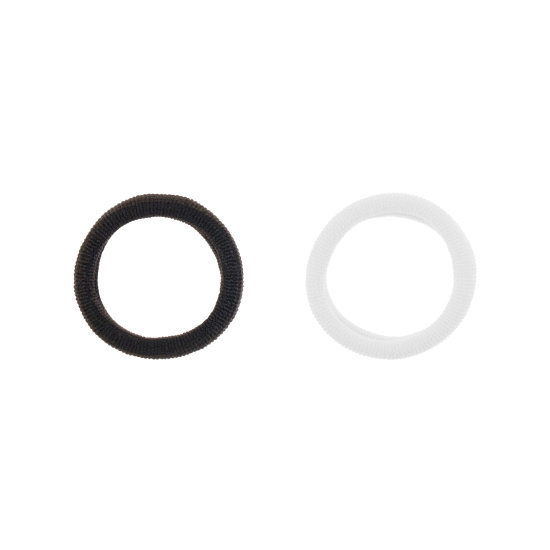 Украшение для волос Резинка, 4 см, ассорти 2 цвета, набор 6 шт, КОКОС, 200461