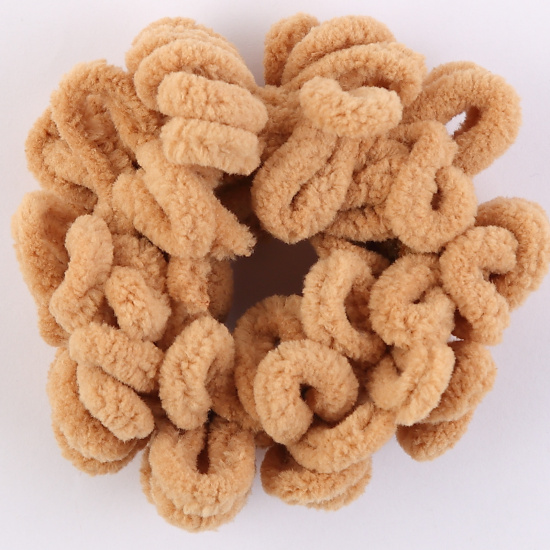 Украшение для волос Резинка, 8 см, коричневый, КОКОС, 216332