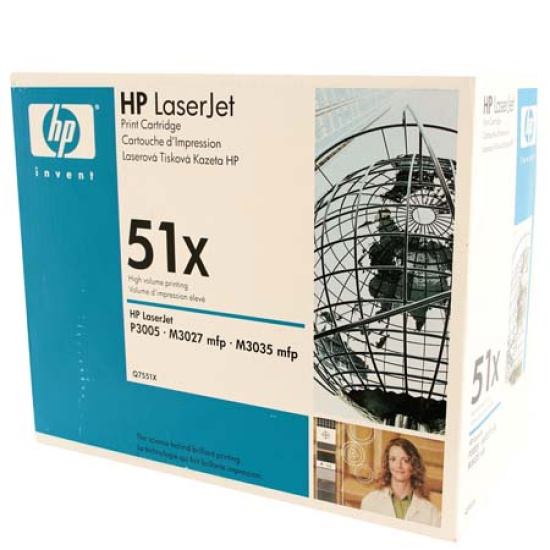 Картридж  HP LJ P3005/M3035mfp/M3027mfp Q7551X 13К (о)