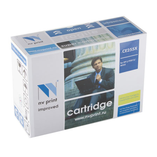 Картридж  HP LJ P3015 CE255X NV-Print