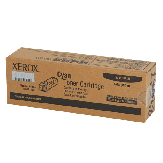 Картридж-тонер XEROX 6125 cyan 106R01335 (о)