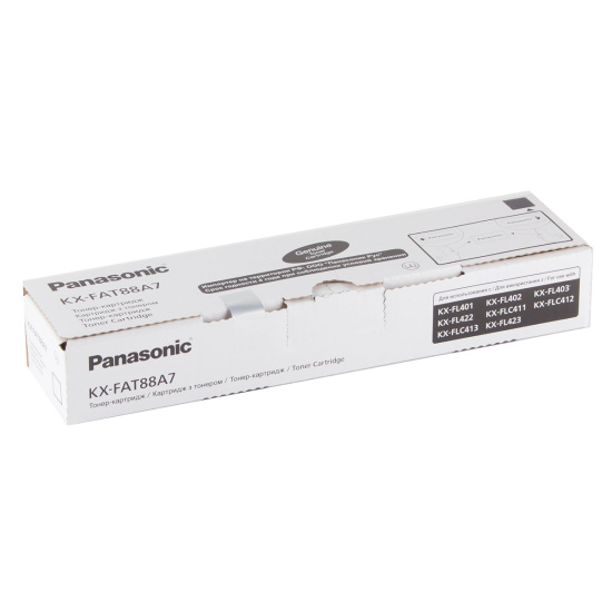 Тонер-картридж PANASONIC KX-FAT88A для KX-FL403/413 2К (o)