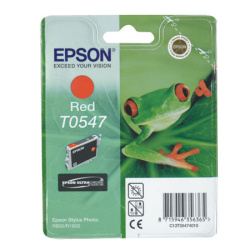 Картридж EPSON T054740 Stylus Photo R800 red (o)