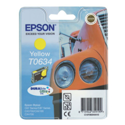 Картридж EPSON T06344A Stylus C67/87 CX3700/4100/ yellow(о)