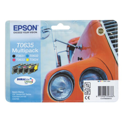 Картридж EPSON T06354A Stylus C67/87 CX3700/4100 набор из 4-х цветов (о)