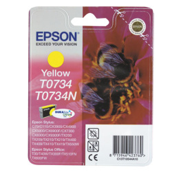 Картридж EPSON T07344A/Т10544А10 Stylus C79 CX3900/4900  (5,5 ml) yellow (о)