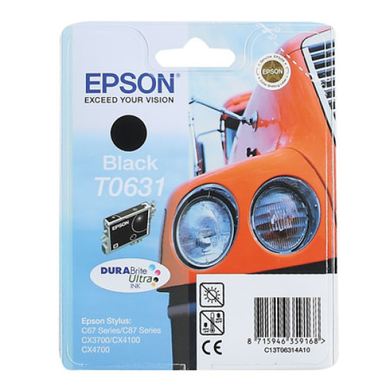 Картридж EPSON T06314A Stylus C67/87 CX3700/4100/ black (о)