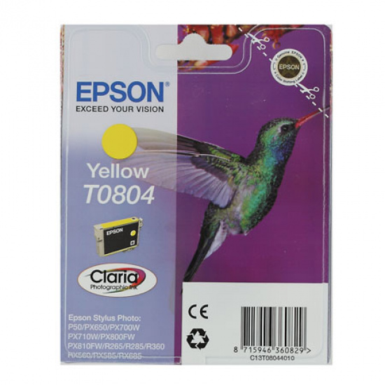 Картридж EPSON T08044A P50/PX660 yellow (o)
