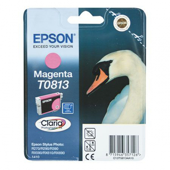 Картридж EPSON T08134A/T11134A10 R270/390/RX590/T50 magenta повыш.емкость -  11ml (o)