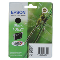 Картридж EPSON T08214A/T11214A10  R270/290/RX590/T50 black 7,5ml (о)