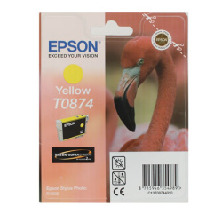 Картридж EPSON T08744  R1900 yellow (о)