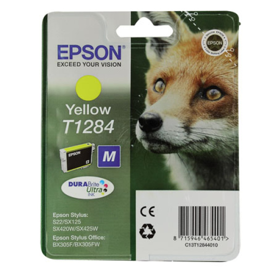 Картридж EPSON T1284  для S22/SX125 (3,5мл) yellow (o)