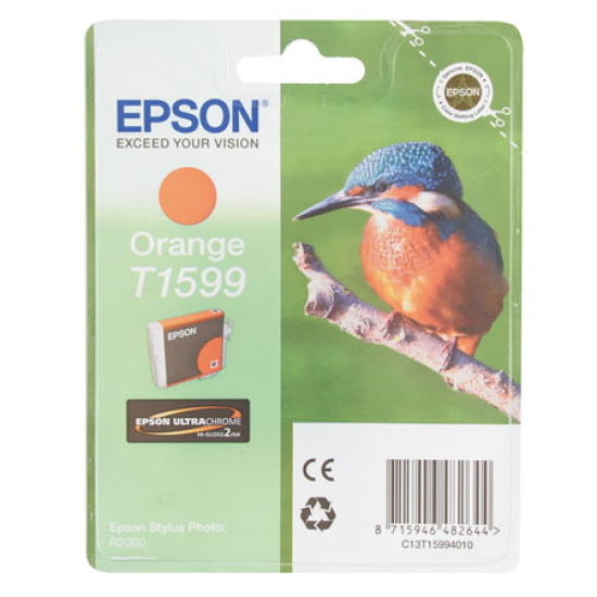 Картридж EPSON T1599 для Stylus Photo R2000 Orange (о)