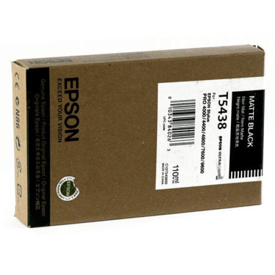 Картридж EPSON T543800 Stylus Pro 7600/9600 matt black (о)