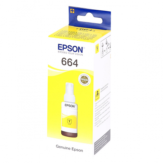 Чернила  EPSON Т6644 для L100/L110/L210/L300/L350/L355 yellow (70мл) (о)