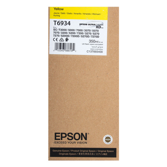 Картридж EPSON T6934 для SC-T3000/SC-T5000/SC-T7000 350ml yellow (о)