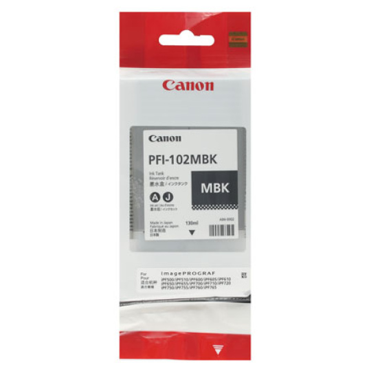 Картридж CANON PFI-102MBk matte black для  IPF-500/600/700 (о)