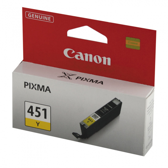 Картридж CANON CLI-451Y PixmaMG5440/6340/iP7240 yellow (о)