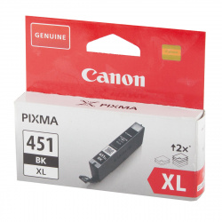 Картридж CANON CLI-451BK XL PixmaMG5440/6340/iP7240 black (о)