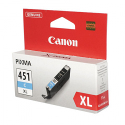 Картридж CANON CLI-451C XL PixmaMG5440/6340/iP7240 cyan (о)