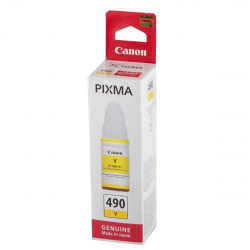 Чернила CANON GI-490Y Pixma G1400/2400/3400 yellow (70 мл)