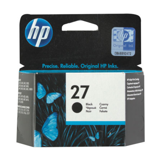 Картридж  HP 8727AE (№27) DJ 3320/25/3420/3500/3650 black (о) 10мл