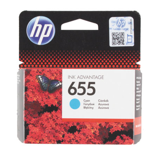 Картридж  HP CZ110AE №655 cyan (о)