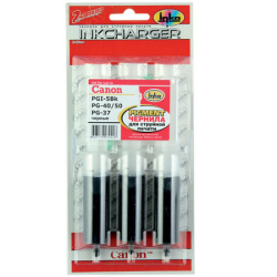 Заправочный комплект CANON PGI-5/PGI-520/PG-40/PG-37 black pigment (3*20 мл.) INKO