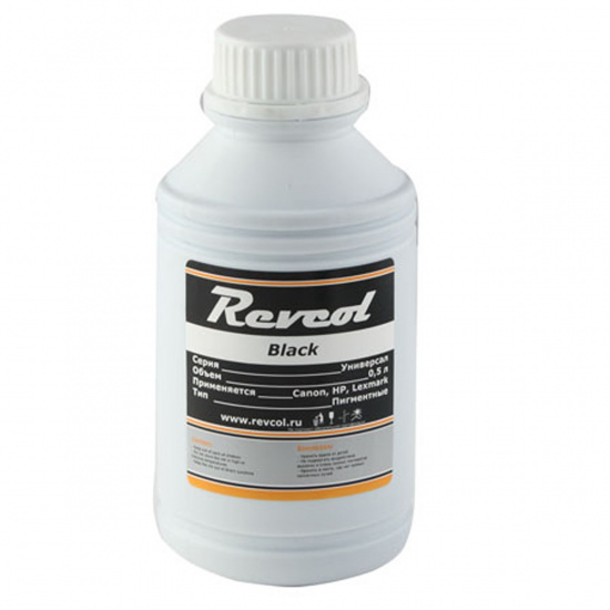 Чернила CANON/HP/LEXMARK универсал black pigment (500 мл.) Revcol