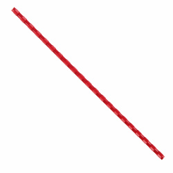 Пружина пластиковая для переплета 6мм (0-25 листов), красный, 100шт