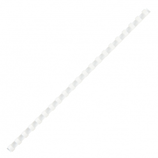 Пружина пластиковая для переплета 8мм (25-45 листов), белый, 100шт Office Kit
