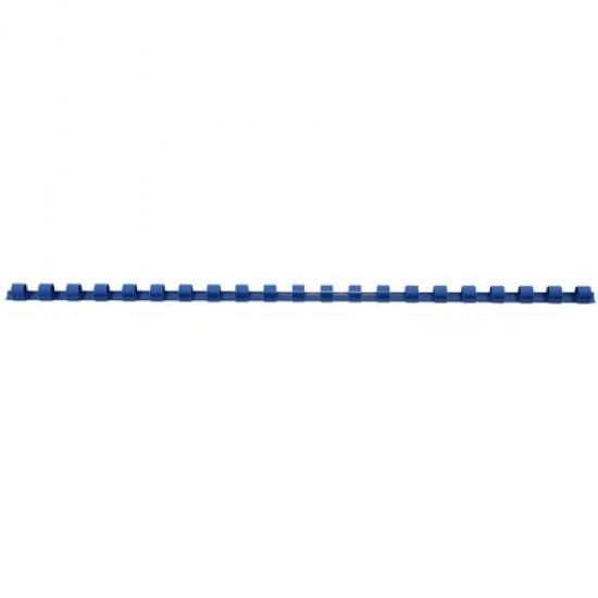 Пружина пластиковая для переплета 8 мм (25-45 листов), синий, 100 шт РеалИСТ