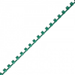 Пружина пластиковая для переплета 8мм (25-45 листов), зеленый, 100шт