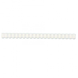 Пружина пластиковая для переплета 19 мм (160-170 листов), белый, 100 шт РеалИСТ
