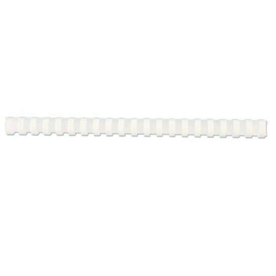 Пружина пластиковая для переплета 19 мм (160-170 листов), белый, 100 шт РеалИСТ