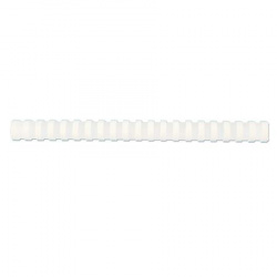 Пружина пластиковая для переплета 22 мм (180-210 листов), белый, 50 шт РеалИСТ