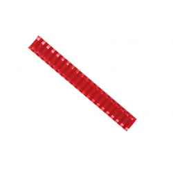 Пружина пластиковая для переплета 38 мм (325-350 листов), красный, 50 шт