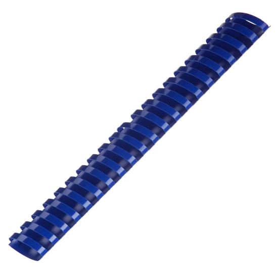 Пружина пластиковая для переплета 51мм (465-500 листов), синий, 50шт Office Kit