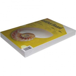 Обложки для переплета картон, 210*297 мм (А4), белый, 230 г/кв.м, фактура кожа, 100 шт РеалИСТ