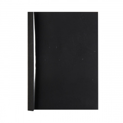 Термообложки 12мм (на 90-110 листов), ПВХ/картон, кожа, черный, 80шт