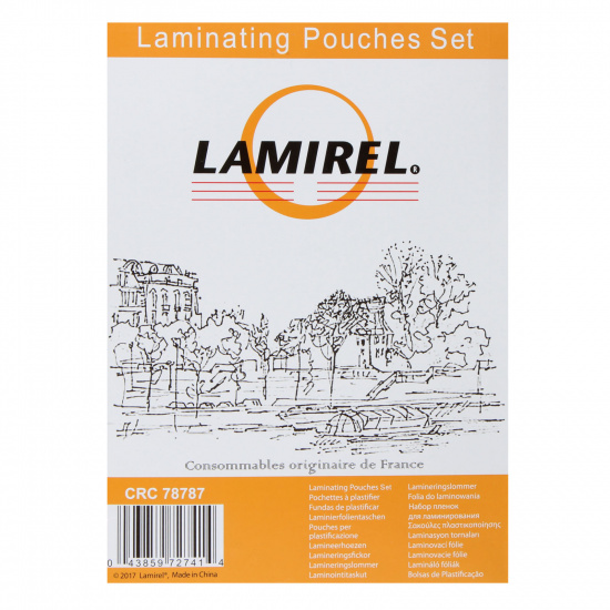 Стартовый набор пленок для ламинирования А4, A5, A6 по 25 шт., (75 мк) Lamirel