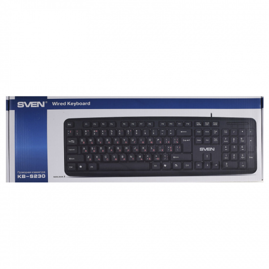 Клавиатура SVEN KB-S230, USB черная
