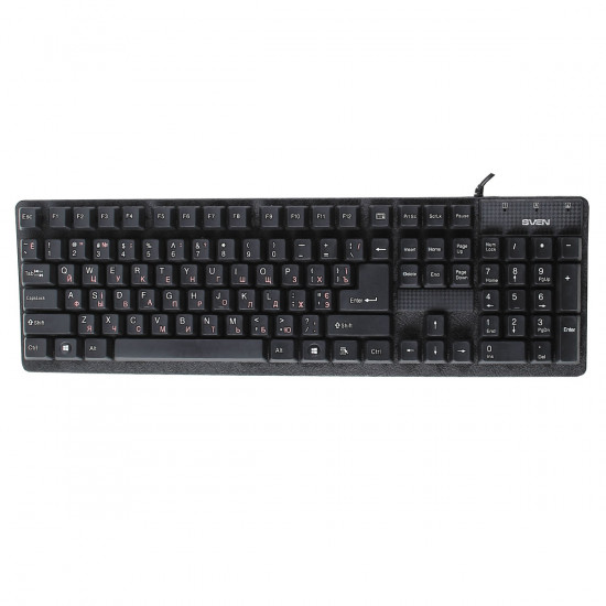 Клавиатура SVEN Standard 301, PS/2 черная