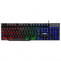 Клавиатура Defender Mayhem GK-360DL RU игров.,RGB подсветка, USB, черная,19 Anti-Ghost