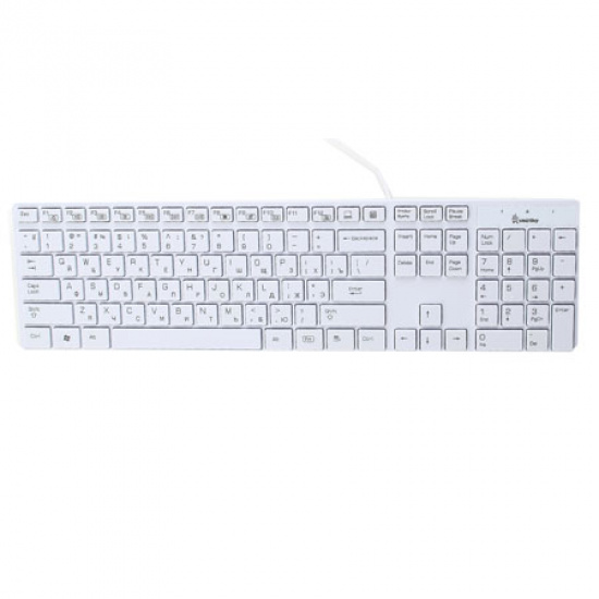 Клавиатура Smartbuy 204 мультимедиа, USB белая (SBK-204US-W)/20