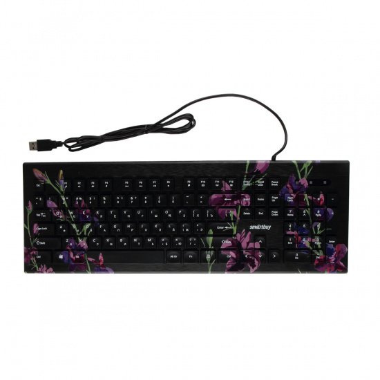 Клавиатура Smartbuy 223 Flowers мультимедиа USB (SBK-223U-F-FC)/20