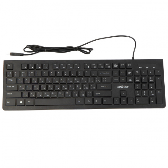 Клавиатура Smartbuy 206 мультимедиа, USB черная (SBK-206US-K)/20