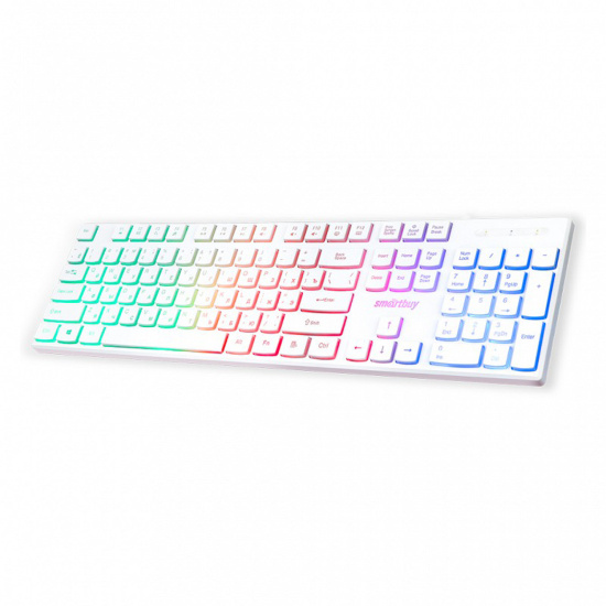 Клавиатура, SmartBuy, ONE 251 белая, проводная, USB, подсветка